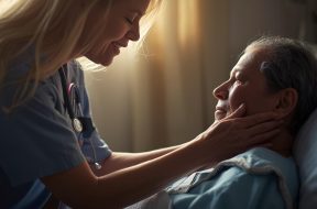 una foto per rappresentare la giornata mondiale del malato che si celebra 11 febbraio,